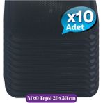 Özbience 10 Adet 20X30 cm Servis ve Sunum Tepsisi, No.0, Küçük Boy - Ahşap - Seçenek 1
