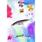 Özbience 10CM 8gr Minnow Sahte Balık Yemi, Spin, Levrek, Lüfer, Çupra, Kefal, Turna - Altın - Gri - Seçenek 1