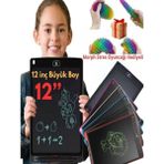 Özbience 12" Çocuklar Için Eğitici Dijital Grafik ve Yazı Tableti - Ahşap