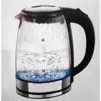 Özbience 1500W Cam Kettle 1.8l Elektrikli Su Isıtıcı LED Aydınlatmalı Paslanmaz - Ahşap