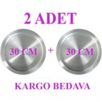 Özbience 2 Adet 30CM Künefe Kadayıf Tabağı ve Tepsisi, 24CM Tabanlı Set - Seçenek 1