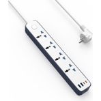 Özbience 20W Çoklu Akıllı Priz Gan Tech Power Strip, 8'li, 2m, Beyaz - Ahşap - Bej - Siyah