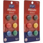 Özbience 2cm Mıknatıs Seti, Blisterli, Buzdolabı ve Yazı Tahtası Kullanımı - 12M-Krem - Seçenek 1