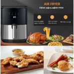 Özbience 5.5 Lt Dijital Airfryer Fritöz, 1700W, Yağsız Pişirme, Sağlıklı Yemek - Ahşap
