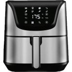 Özbience 5.5l Inox Airfryer Yağsız Fritöz Dokunmatik Ekran 1700W - Altın - Gri