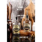 Özbience 500ML Şeffaf Ahşap Stantlı Zeytinyağı ve Ayçiçek Yağı Şişesi - Seçenek 1
