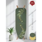 Özbience 50X140 cm Ütü Masası Kılıfı Bez Örtüsü, Keçeli Taban ile Şık ve Koruyucu - Antrasit - Seçenek 1