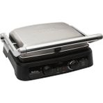Özbience 6 Dilim Kapasiteli 2000W Izgara ve Tost Makinesi, Şık Inox Tasarım - Altın - Gri