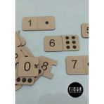 Özbience Ahşap Sayı Kartları Montessori Eğitici ve Eğlenceli Eşleştirme Bulmacası - Seçenek 1