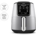 Özbience Air Pro Cook Xl 2-In-1 Konuşan Airfryer, Sağlıklı ve Pratik Pişirme - Altın - Gri