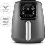 Özbience Air Pro Cook Xl 2'li Konuşan Airfryer, Space Gray, 4 Kişilik - Altın - Gri
