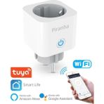 Özbience Akım Korumalı 2.4ghz Kablosuz Wi-Fi Akıllı Priz - Ahşap - Bej - Siyah