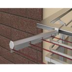 Özbience Alüminyum Balkon Çamaşır Kurutmalığı, 80X30, Dayanıklı ve Pratik Kullanım - Seçenek 1