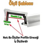 Özbience Alüminyum Balkon Çamaşır Kurutmalık, Parlak Gri, Kare, 6x2.5 cm - Altın - Gri - Seçenek 1