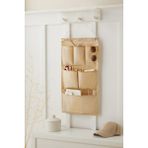 Özbience Bej Çok Amaçlı Askılı Duvar Dolabı, Banyo ve Mutfak Organizer 35X65 - Ahşap - Bej - Seçenek 1