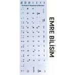 Özbience Beyaz Klavye Sticker Tuş Takımı HDX8254 (3218F) Paket - 0019 Bej - Seçenek 1