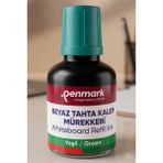 Özbience Beyaz Yazı Tahta Kalemi Mürekkebi 30 Ml, Düşük Silinebilirlik, Kolay Doldurma - 001-Renkli - Seçenek 1