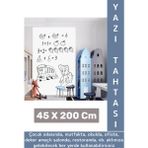 Özbience Beyaz Yazı Tahtası Sticker, Çocuk Odası, Ofis ve Restoran Dekorasyonu - 1BW-Beyaz - Seçenek 1