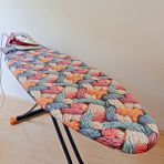 Özbience Büyük Boy 5d Ipli Stoperli Ütü Masası Kılıfı 55X140CM Twist - Açık Bej - Seçenek 1