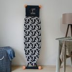 Özbience Büyük Boy Ipli Keçeli Ütü Masası Kılıfı 55X140CM Siyah-Beyaz - Ahşap - Seçenek 1