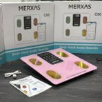 Özbience C66 Akıllı Bluetooth Dijital Banyo Tartısı, Vücut Yağ ve Kilo Ölçüm - Ahşap - Bej