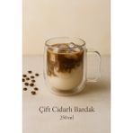 Özbience Çift Cidarlı 250 ml Kahve Kupası, Şık ve Dayanıklı Tasarım - Seçenek 1