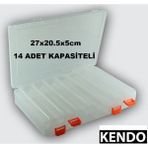 Özbience Çift Taraflı Büyük Rapala Kutusu, Pratik ve Dayanıklı Balıkçılık Saklama - Ahşap - Ceviz - Seçenek 1