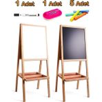 Özbience Çocuklar Için 100 cm Ahşap Yazı Tahtası, Manyetiksiz ve Karatahtasız - 12M-Krem - Seçenek 1
