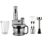 Özbience Çok Amaçlı 1000W Mutfak Robotu ve Blender Seti, 1500 ml Doğrayıcı Hazneli - Akşam Güneşi