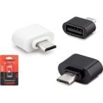 Özbience Çok Renkli Micro USB Otg Kutusu HN4456K M/f, Şık ve Fonksiyonel Tasarım - (Kenya)Black-TrueWhite - Seçenek 1