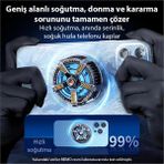 Özbience Çx-A3 Manyetik Cep Telefonu Soğutucu Fani Radyatör Siyah - (Kenya)Black-TrueWhite - Seçenek 1