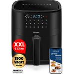 Özbience Dijital Dokunmatik Airfryer 1900W 6l Yağsız Kızartma Sıcak Hava Fritöz - Beyaz