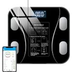 Özbience Dijital Hassas Ölçüm Baskül, Siyah, Bluetooth Bağlantılı, 2.5-180KG - Açık Bej