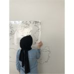 Özbience Dilsiz Türkiye ve Dünya Haritası Yazı Tahtası, 2'li Akıllı Kalem Seti - 860-Turuncu - Seçenek 1