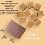Özbience Doğal Güve Kovucu Sedir Ağacı 10 Adet, Güvenli ve Etkili Koruma Seti - Ahşap - Ceviz - Seçenek 1