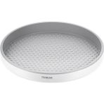 Özbience Dönen 360° Çok Amaçlı 25 cm Mutfak Kiler ve Banyo Rafı - Ahşap - Beyaz - Seçenek 1