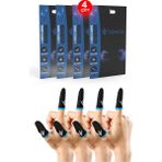 Özbience E-Spor Kaymaz Mobil Oyun Parmak Eldivenleri, 2 Çift, 4 Adet - 0 RH (+) Siyah - Seçenek 1