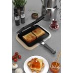 Özbience El Tost Makinesi, Granit Döküm, Ocak Üstü, Pratik ve Şık Tasarım - Ahşap
