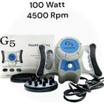 Özbience G5 Portatif Masaj Cihazı, 100W, 4500 Devir, 3 Başlık, Pratik ve Hafif - Cappuccino