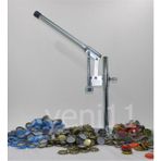 Özbience Gazoz Şişe Kapağı Kapatma Makinesi + 100 Kapak Hediye, Pratik ve Kolay Kullanım - Açık Bej - Seçenek 1