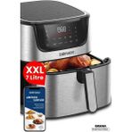 Özbience Grana 7l Xxl Dokunmatik Airfryer Sıcak Hava Fritözü - Altın - Gri