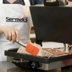 Özbience Gri Tost ve Lahmacun Makinesi, Tavasız, Pratik ve Kullanışlı - Altın - Gri