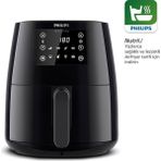 Özbience Hızlı ve Sağlıklı Pişirme Airfryer Large, 4,1l, Rapid Air Teknolojisi - Ahşap - Beyaz