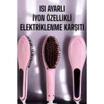 Özbience Işte 75 Karakteri Aşmayan ve Marka Içermeyen E-Ticaret Ürün Başlığı Önerisi:ısı Ayarlı Saç Düzleştirici Tarak, Yıpranma Önleyici Fön Tarak - Altın - Seçenek 1