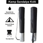Özbience Kamp Sandalyeleri Için Fermuarlı Taşıma Kılıfı, Koruma ve Kolay Taşıma - Seçenek 1 - Ahşap