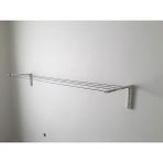 Özbience Katlanabilir Balkon Çamaşır Kurutmalık, Duvar Montajlı, 4 Renkli - Ahşap - Beyaz - Seçenek 1