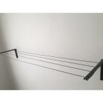 Özbience Katlanabilir Metal Çamaşırlık, Balkon Için Pratik ve Şık Kurutmalık - Ahşap - Seçenek 1