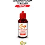 Özbience Kırmızı Beyaz Tahta Kalemi Mürekkebi 100 Ml, Canlı Renk, Kolay Kullanım - -- - Seçenek 1