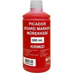 Özbience Kırmızı Tahta Kalemi Mürekkebi 500 Cc, Güçlü ve Renkli Yazım Için - -- - Seçenek 1