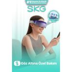 Özbience KS700-E Akıllı Göz Masaj Aleti Soğuk Kompress Mobil App Isı Terapisi - Cappuccino